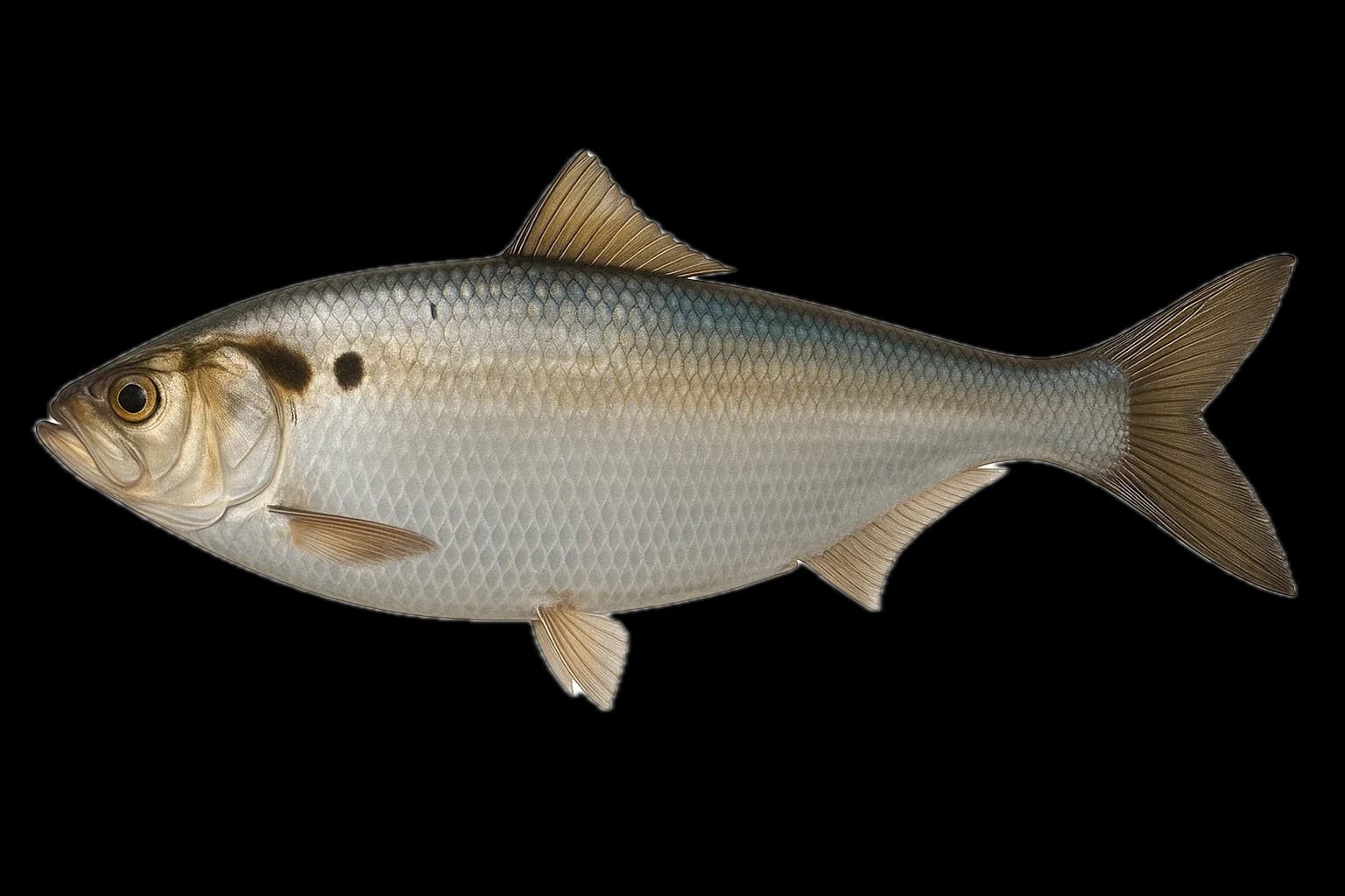 Pontic Shad (Alosa immaculata) — sea-fishing target species photographed in marine habitat