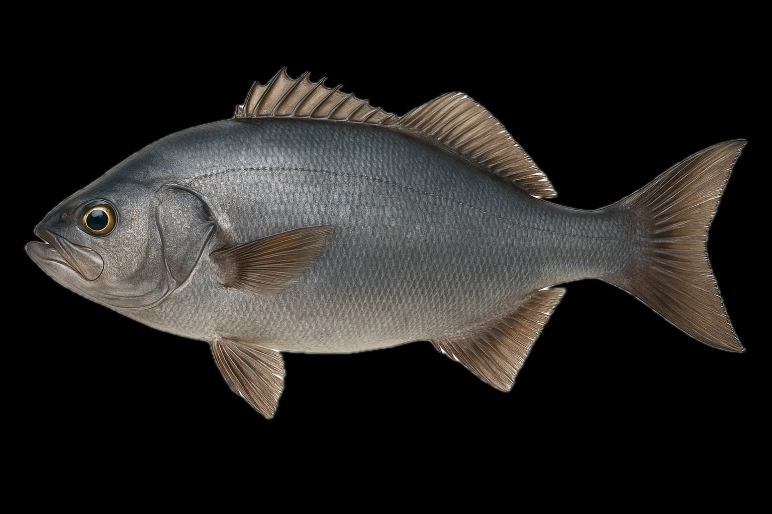 Barrelfish (Hyperoglyphe perciformis) — sea-fishing target species photographed in marine habitat