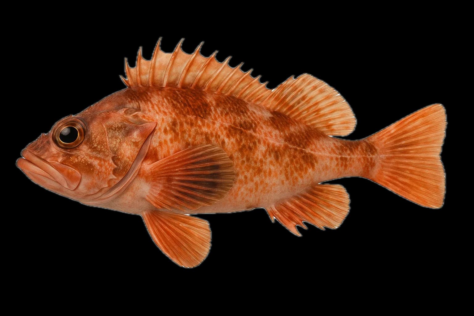 Blackbelly Rosefish (Helicolenus dactylopterus) — sea-fishing target species photographed in marine habitat