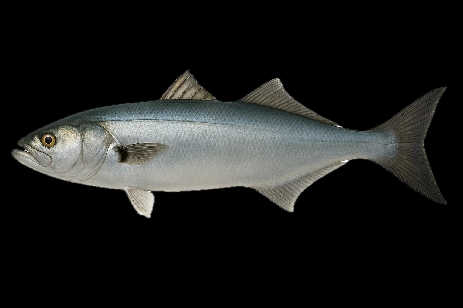 Bluefish (Pomatomus saltatrix) — sea-fishing target species photographed in marine habitat