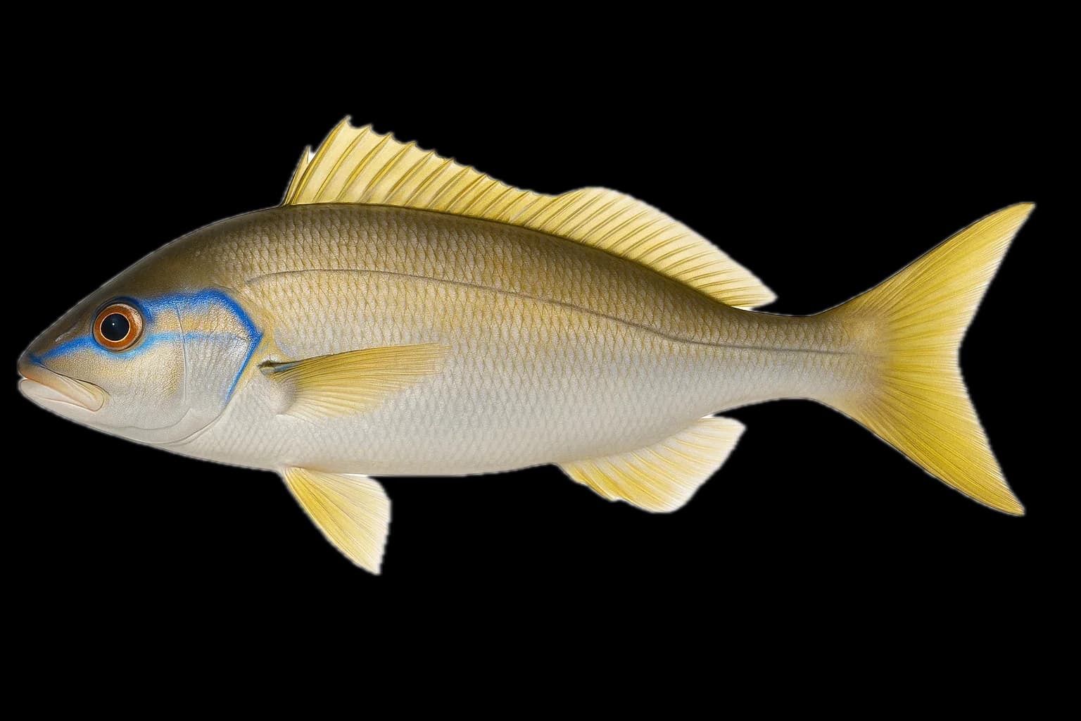 Blueline Tilefish (Caulolatilus microps) — sea-fishing target species photographed in marine habitat