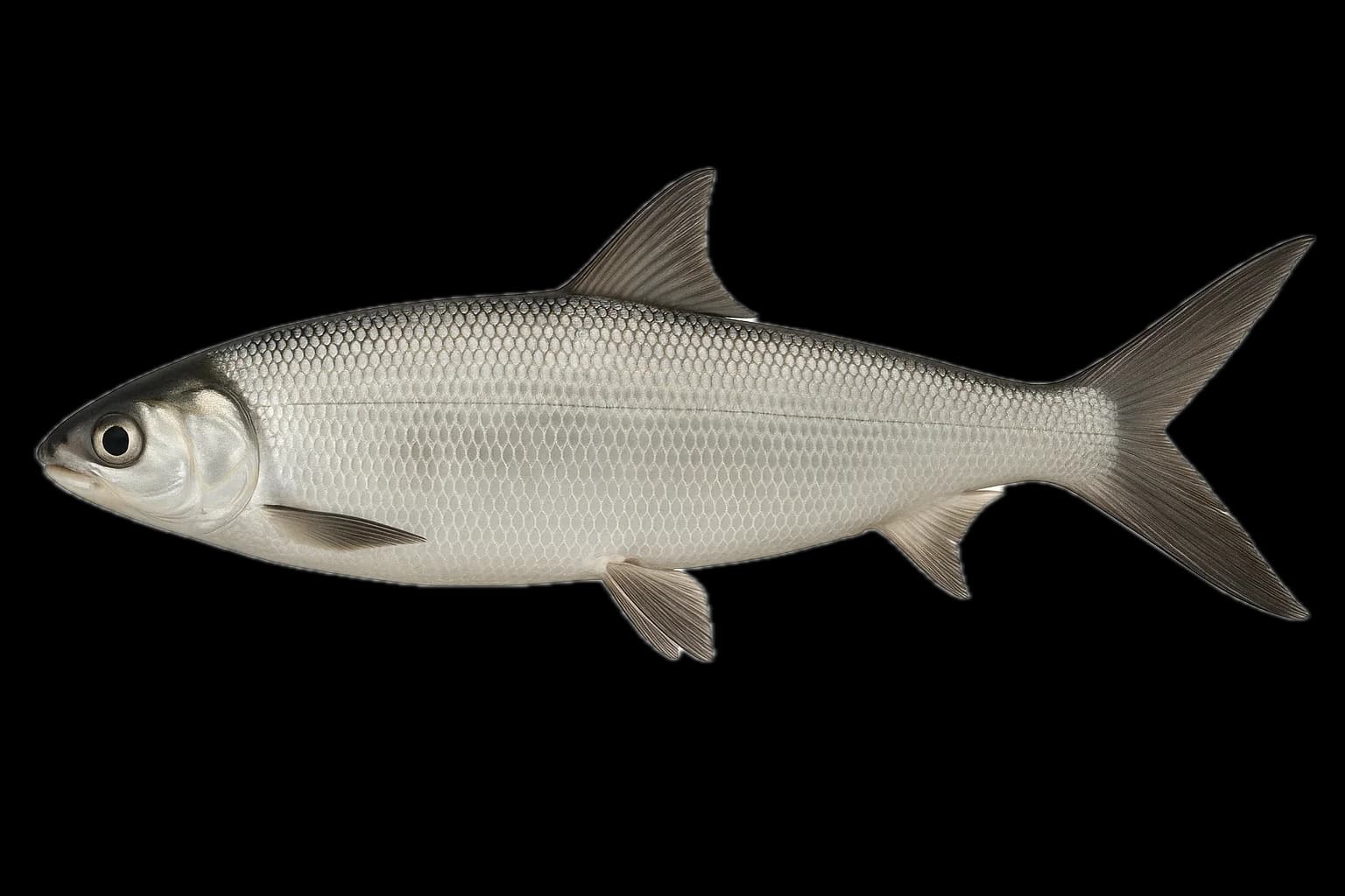 Milkfish (Bangus) (Chanos chanos) — sea-fishing target species photographed in marine habitat