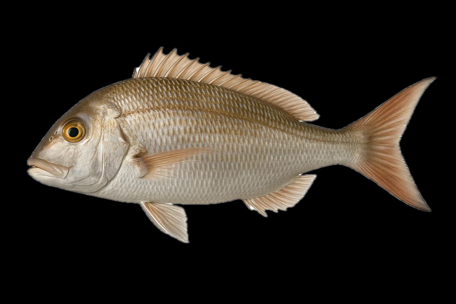 Santer (Cheimerius nufar) — sea-fishing target species photographed in marine habitat
