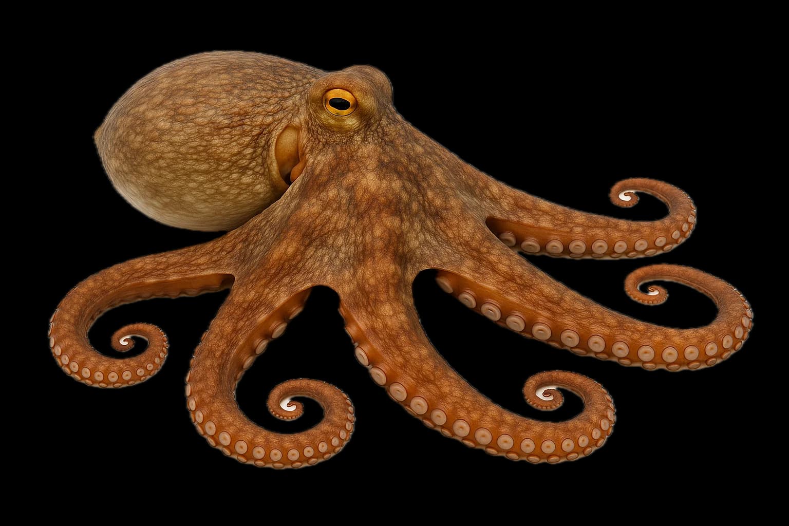 Common Octopus (Octopus vulgaris) — sea-fishing target species photographed in marine habitat