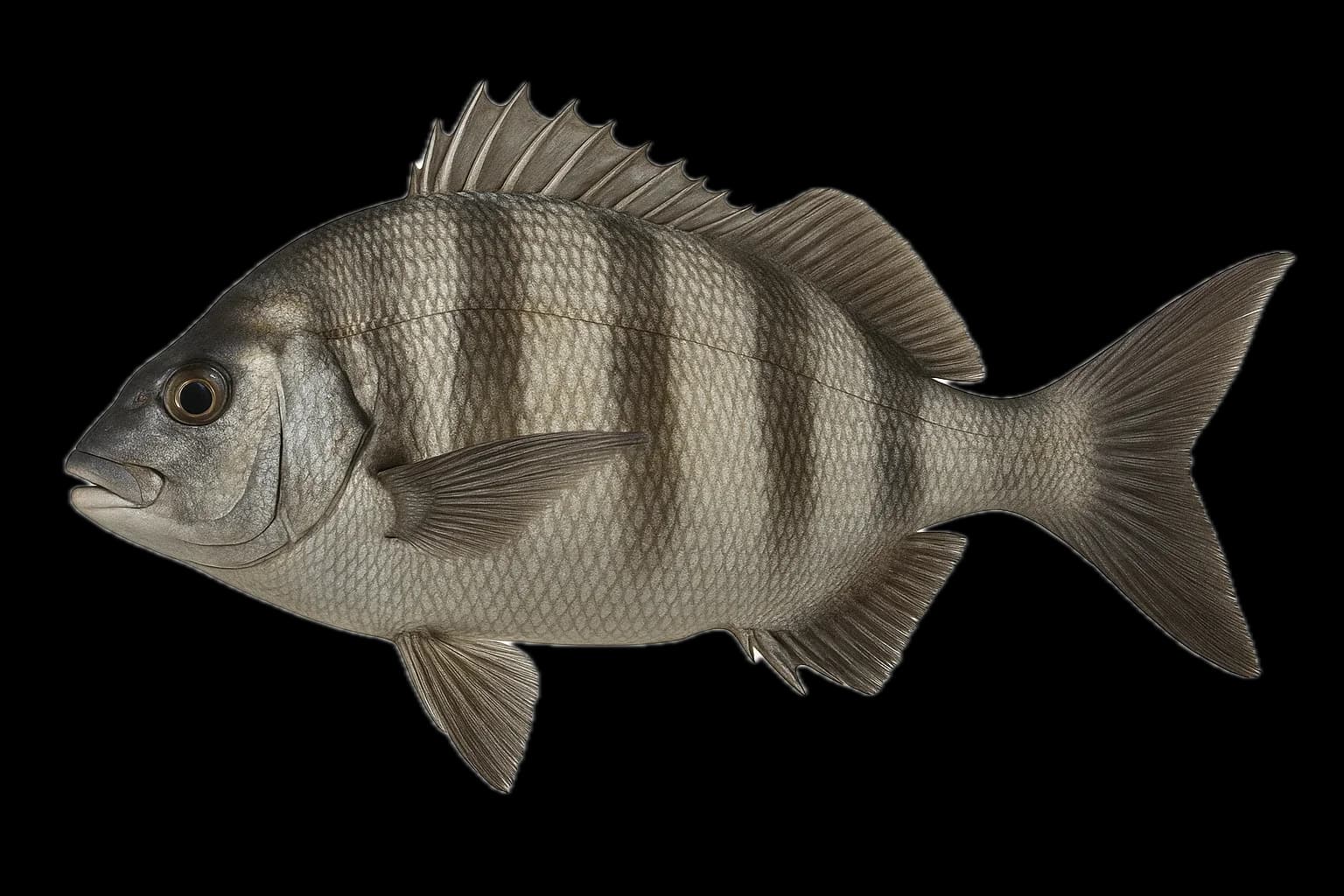 Galjoen (Dichistius capensis) — sea-fishing target species photographed in marine habitat