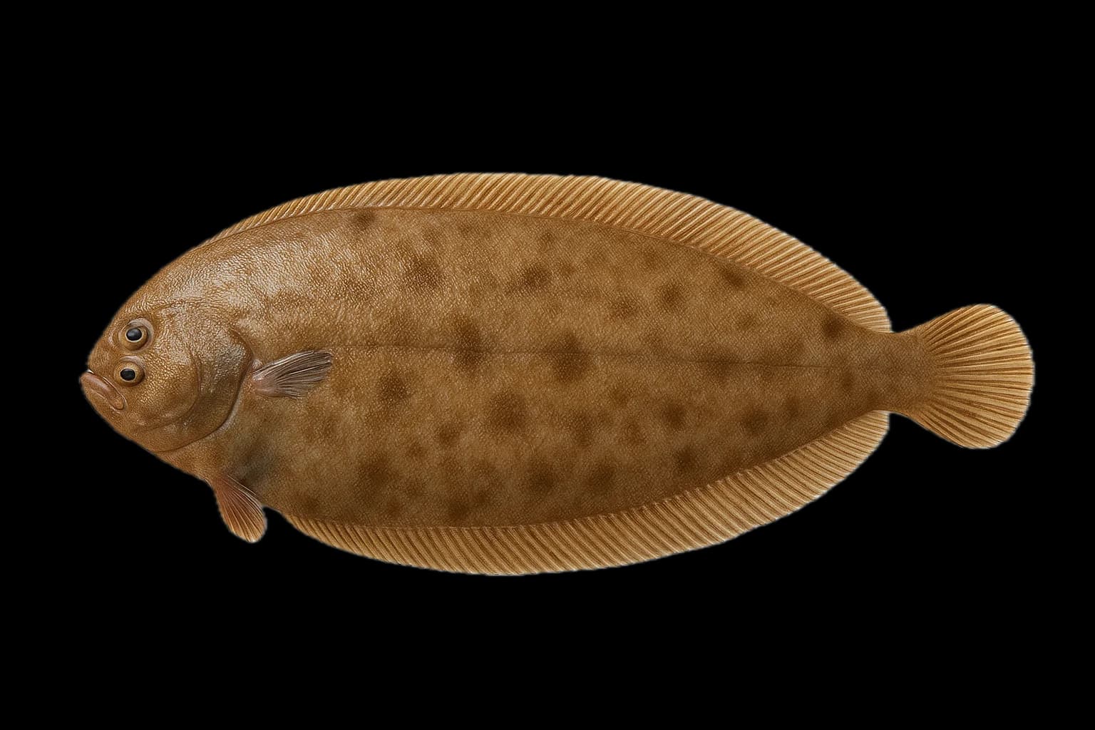 Dover Sole (Solea solea) — sea-fishing target species photographed in marine habitat