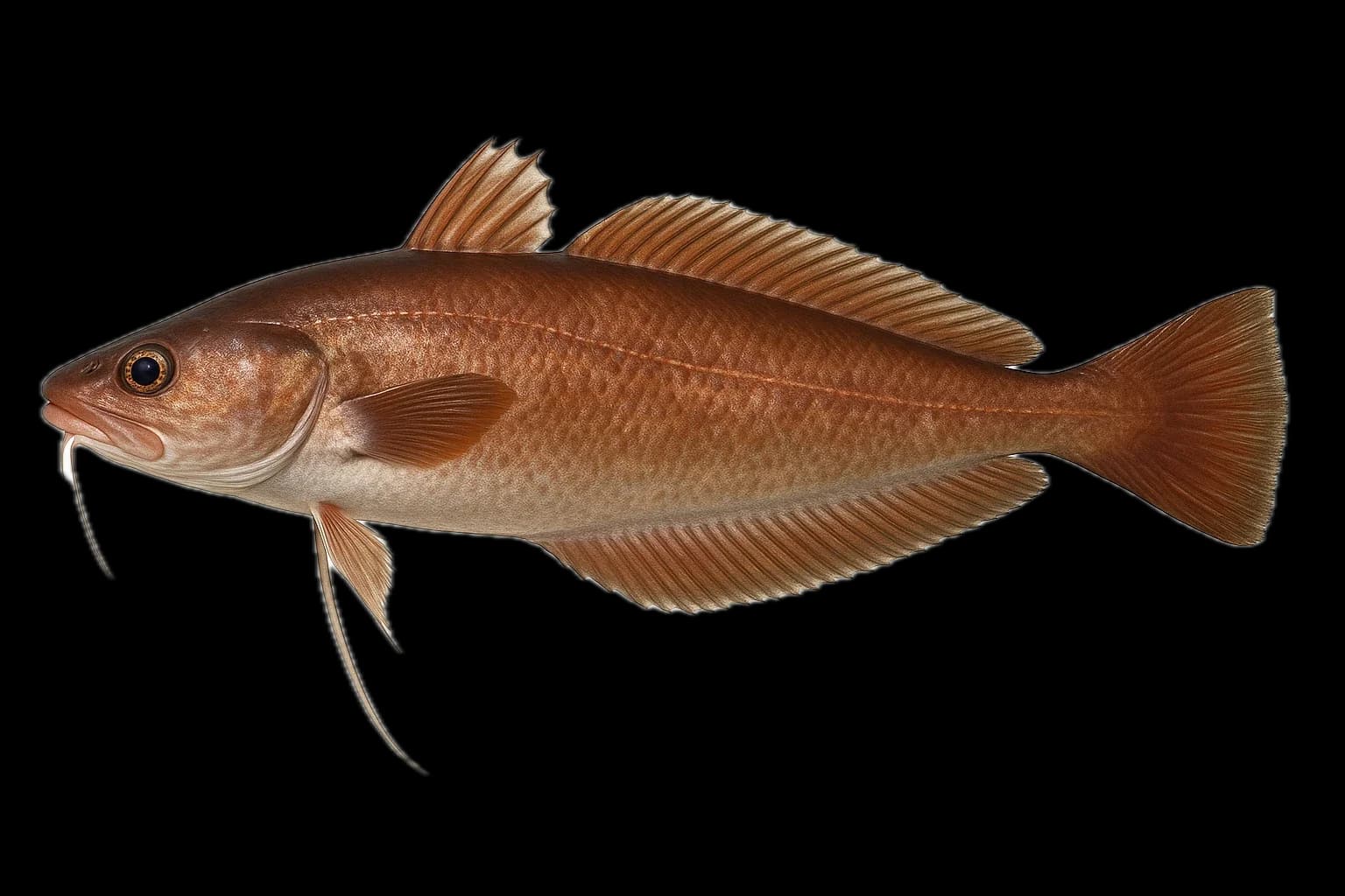 Forkbeard (Phycis phycis) — sea-fishing target species photographed in marine habitat