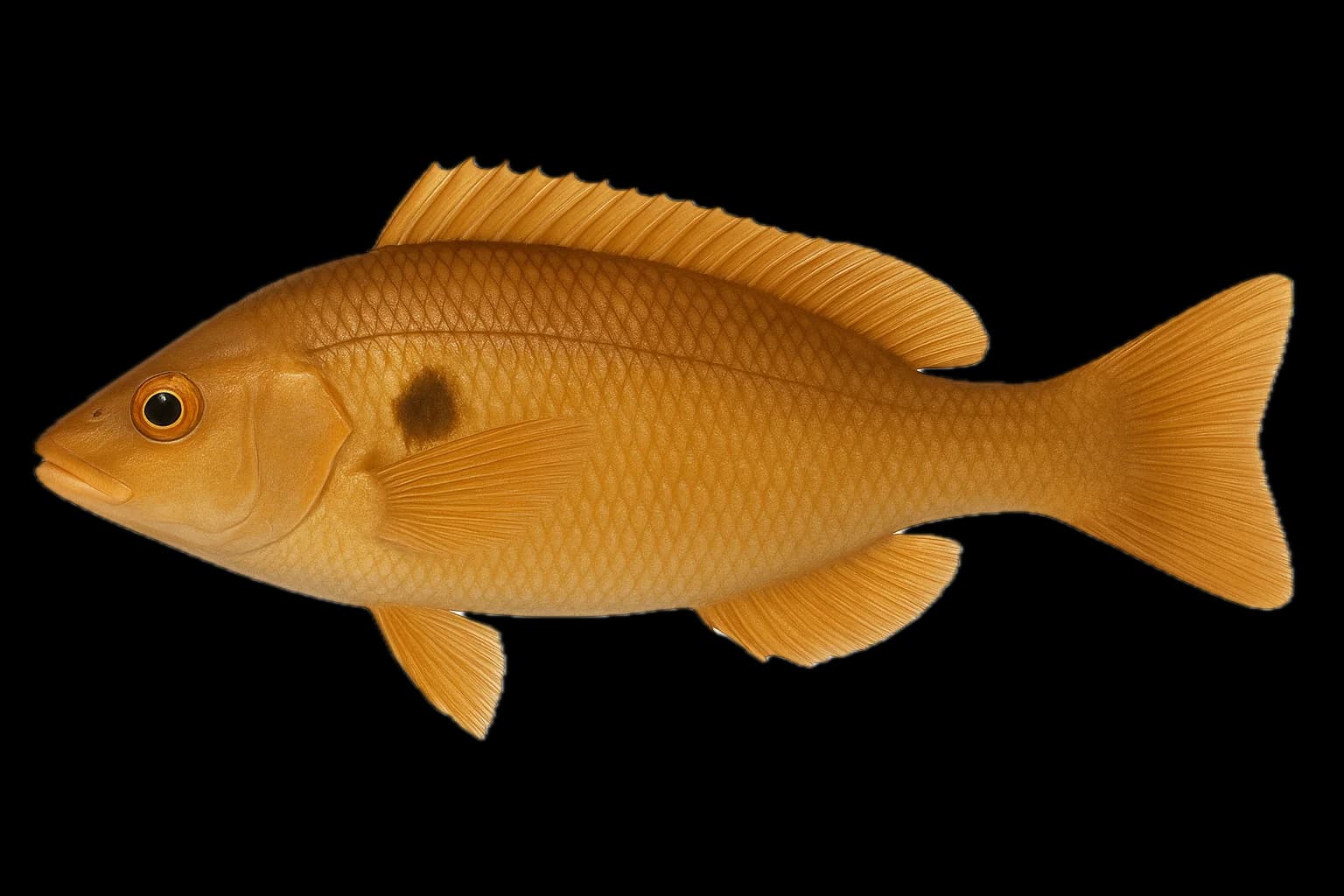 Goldsinny Wrasse (Ctenolabrus rupestris) — sea-fishing target species photographed in marine habitat