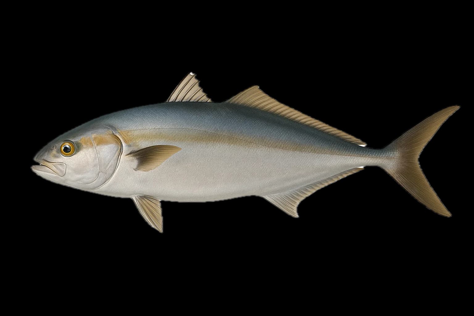 Greater Amberjack (Seriola dumerili) — sea-fishing target species photographed in marine habitat
