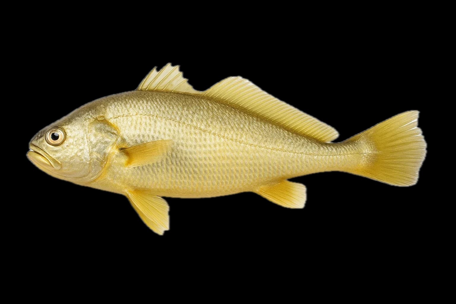 Small Yellow Croaker (Larimichthys polyactis) — sea-fishing target species photographed in marine habitat