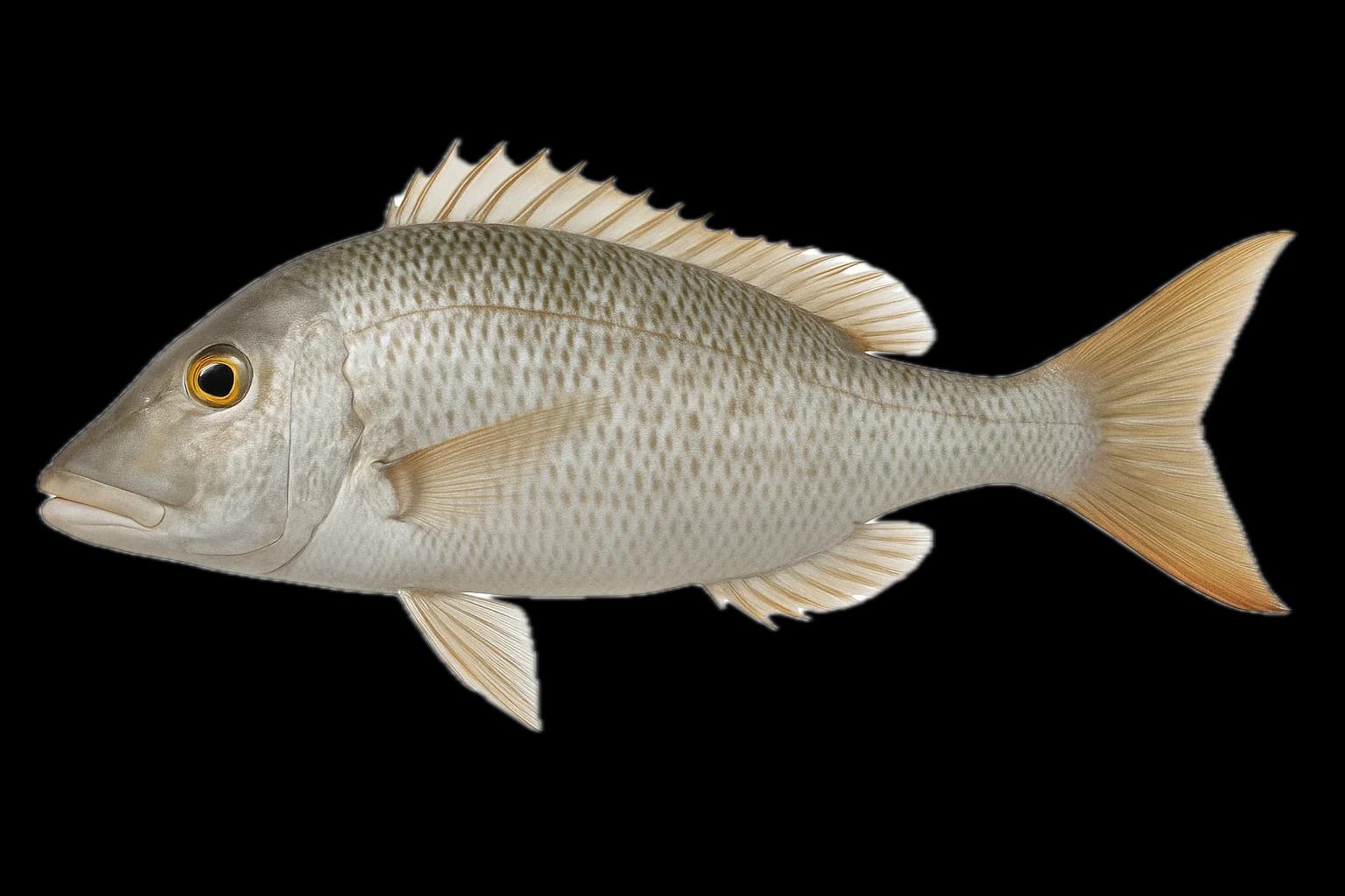 Spangled Emperor (Lethrinus nebulosus) — sea-fishing target species photographed in marine habitat