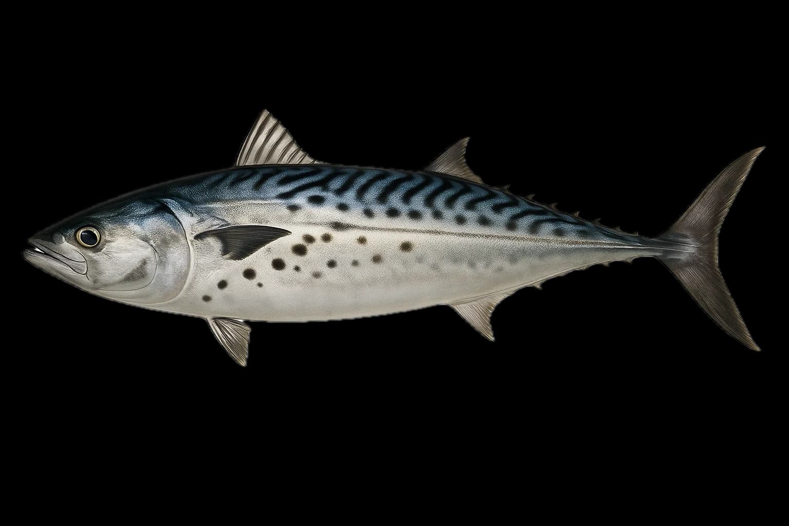 Little Tunny (Euthynnus alletteratus) — sea-fishing target species photographed in marine habitat