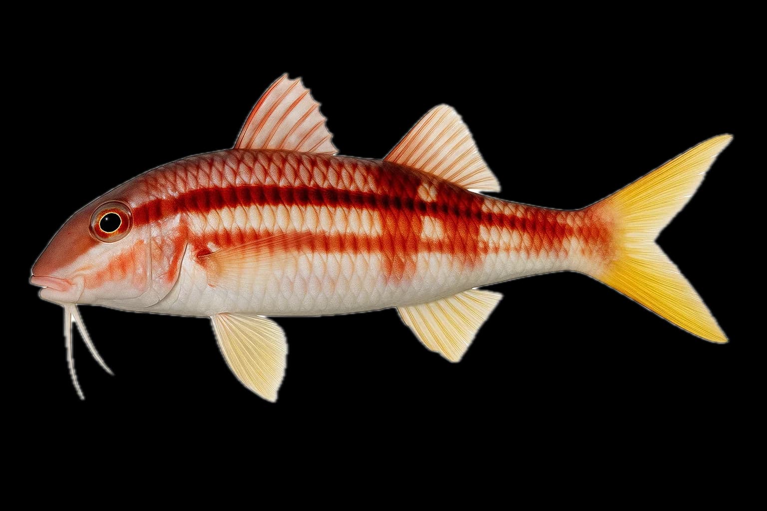 Manybar Goatfish (Parupeneus multifasciatus) — sea-fishing target species photographed in marine habitat