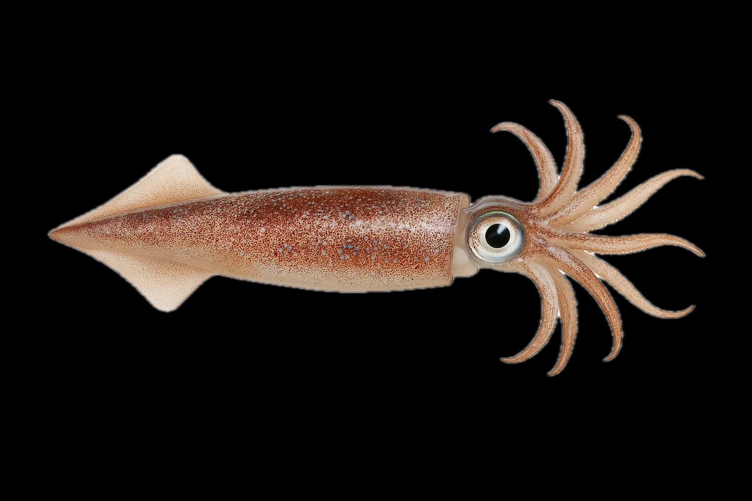 Market Squid (Doryteuthis opalescens) — sea-fishing target species photographed in marine habitat