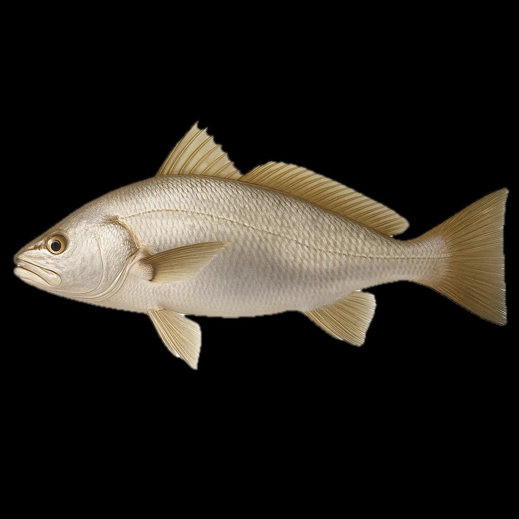 Meagre (Argyrosomus regius) — sea-fishing target species photographed in marine habitat