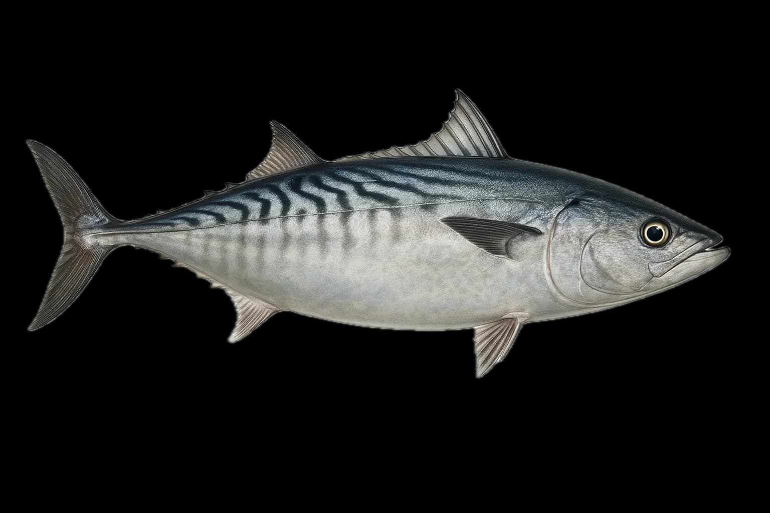 Pacific Bonito (Sarda chiliensis) — sea-fishing target species photographed in marine habitat