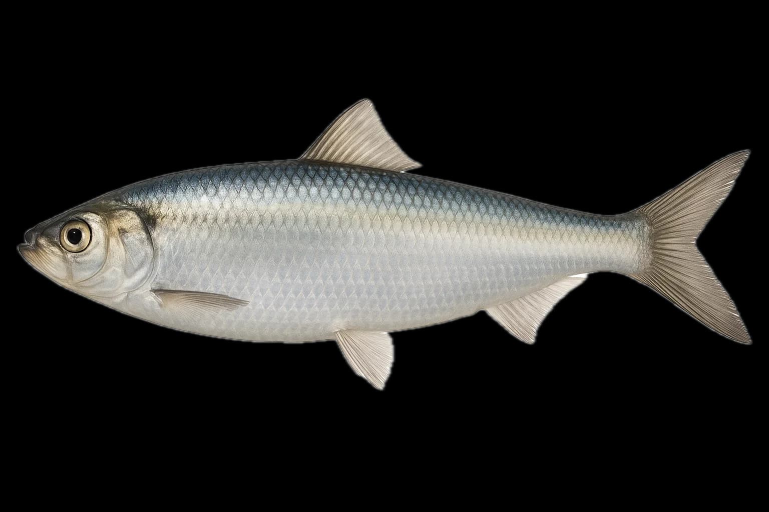 Pacific Herring (Clupea pallasii) — sea-fishing target species photographed in marine habitat