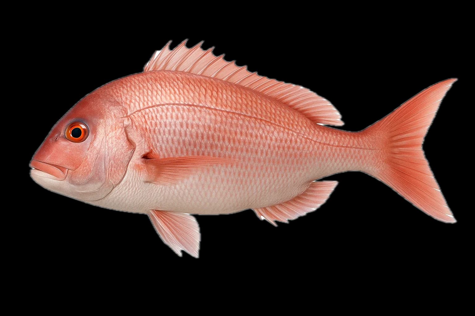 Japanese Red Seabream (Madai) (Pagrus major) — sea-fishing target species photographed in marine habitat