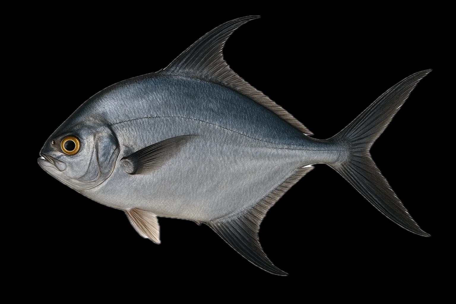 Palometa (Argentine Butterfish) (Parona signata) — sea-fishing target species photographed in marine habitat