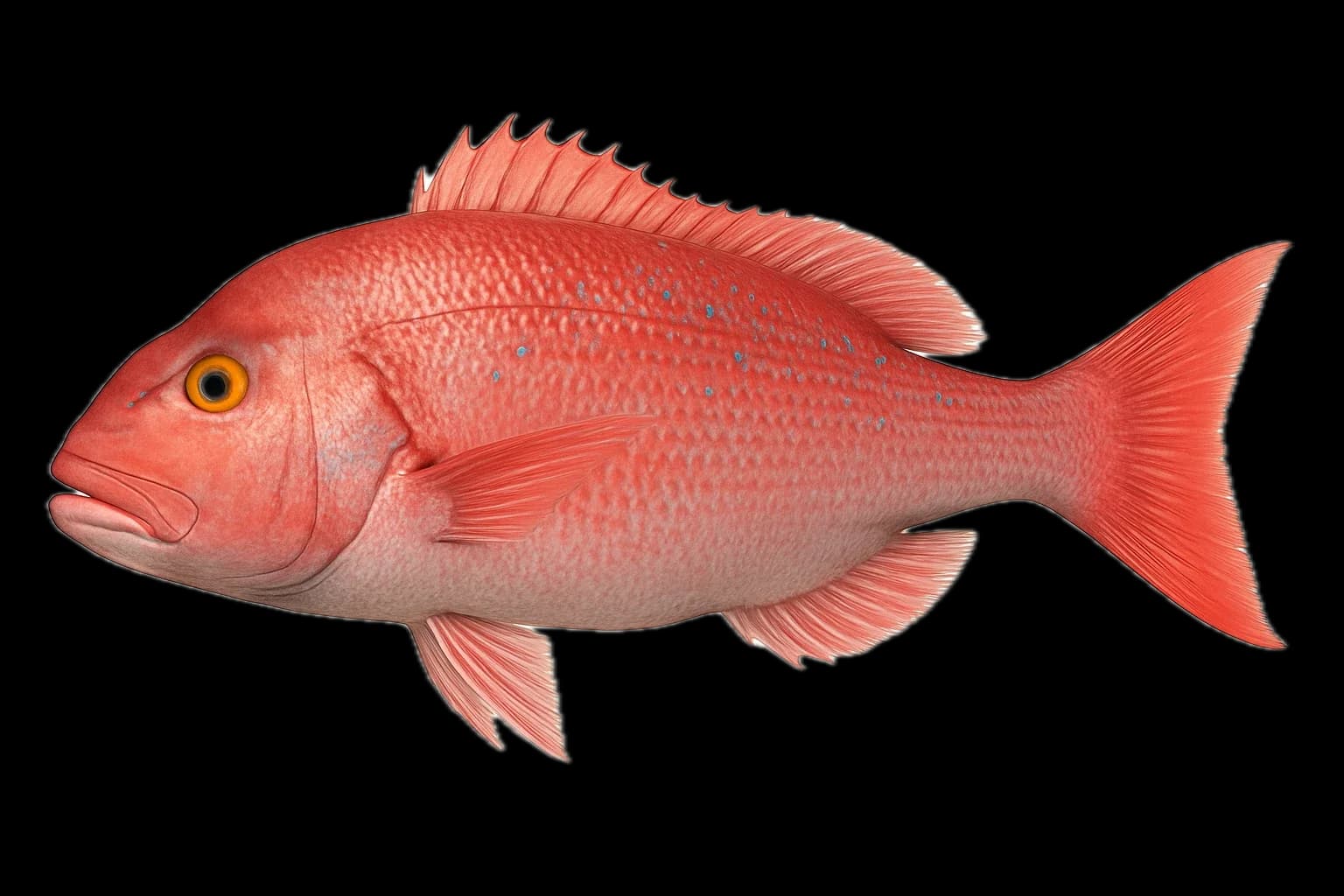 Pink Dentex (Dentex gibbosus) — sea-fishing target species photographed in marine habitat