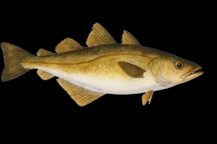 Atlantic Pollock (Saithe) (Pollachius virens) — sea-fishing target species photographed in marine habitat