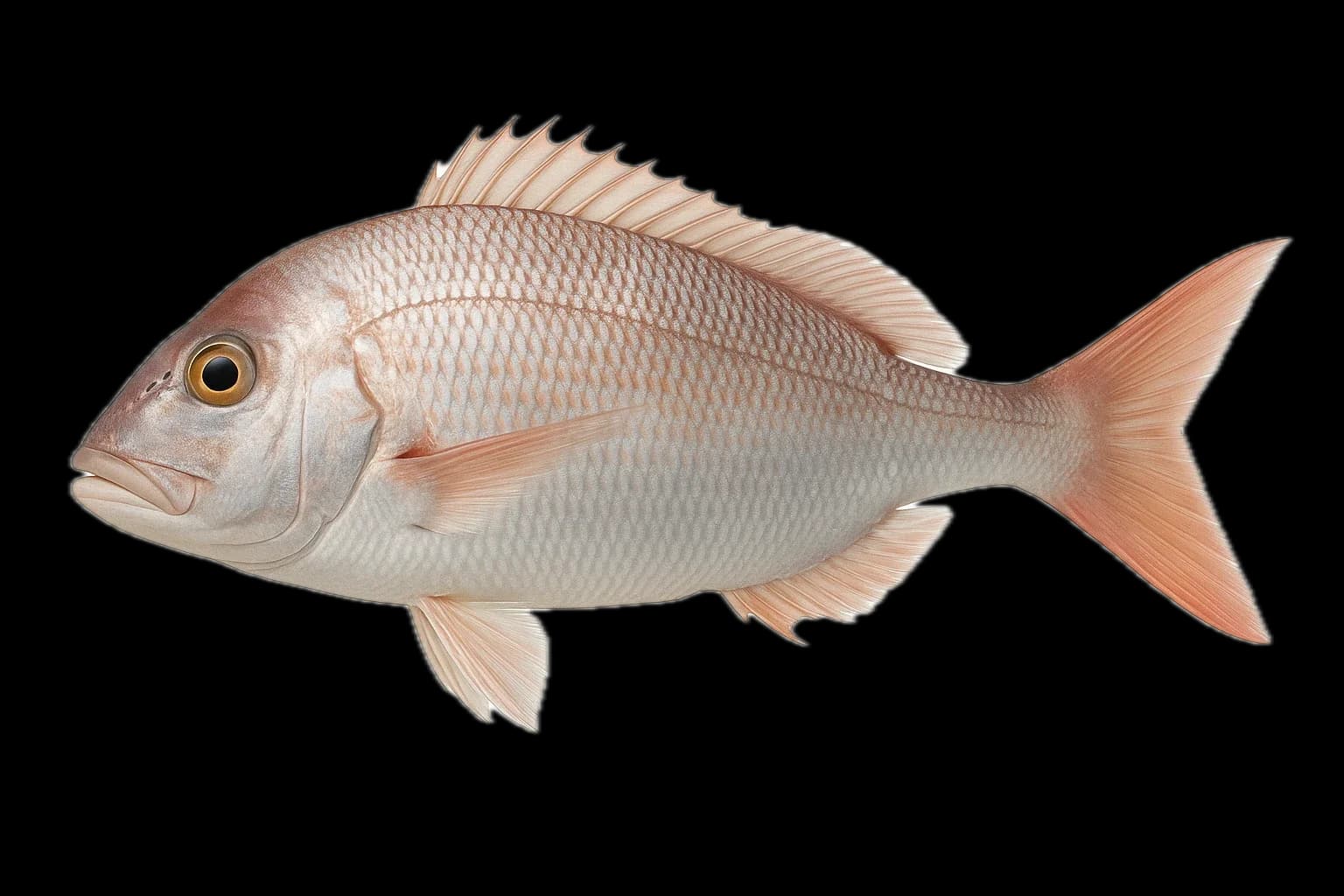 Scotsman (Polysteganus praeorbitalis) — sea-fishing target species photographed in marine habitat