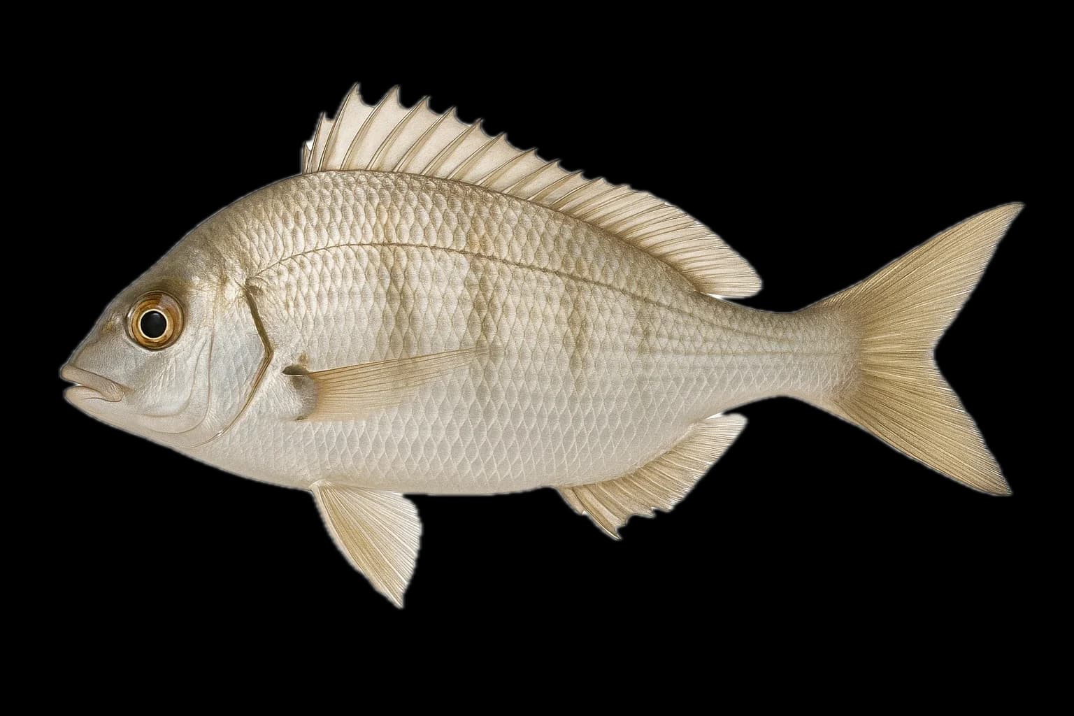 Cape Stumpnose (Rhabdosargus holubi) — sea-fishing target species photographed in marine habitat