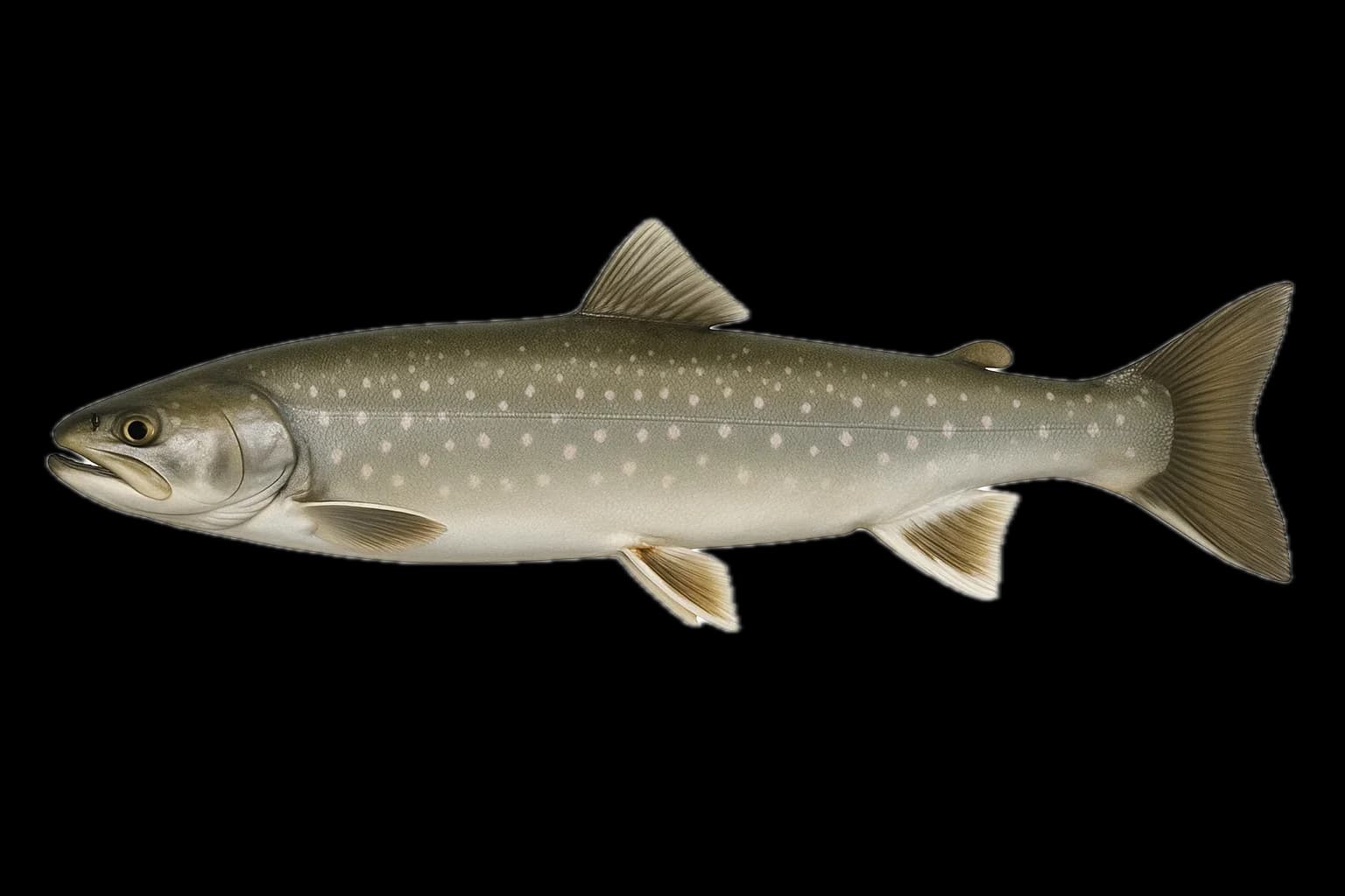 Dolly Varden (Salvelinus malma) — sea-fishing target species photographed in marine habitat