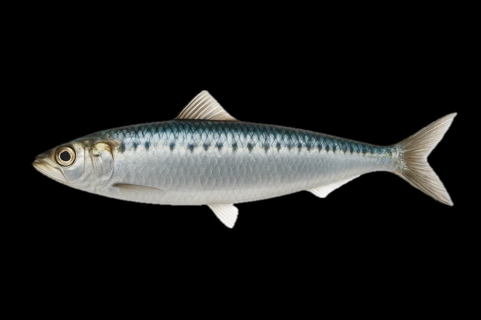 Sardine (Sardina pilchardus) — sea-fishing target species photographed in marine habitat