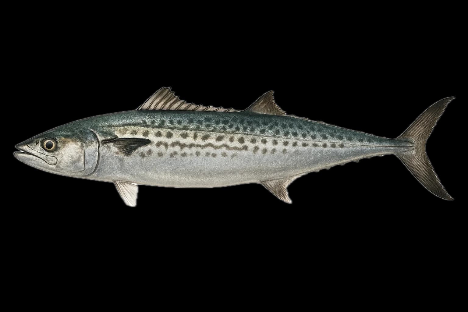 Japanese Spanish Mackerel (Sawara) (Scomberomorus niphonius) — sea-fishing target species photographed in marine habitat
