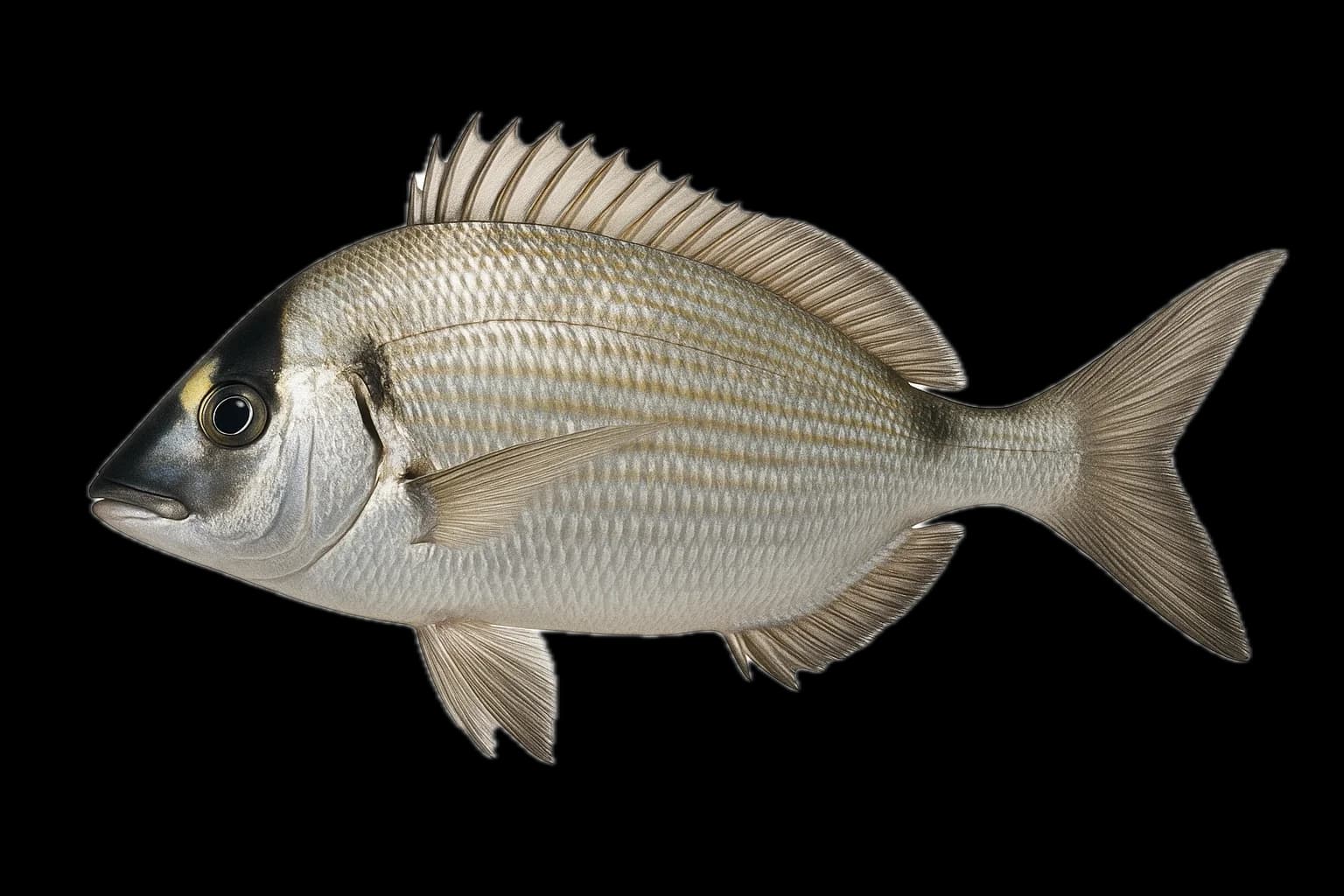 Sharpsnout Seabream (Diplodus puntazzo) — sea-fishing target species photographed in marine habitat