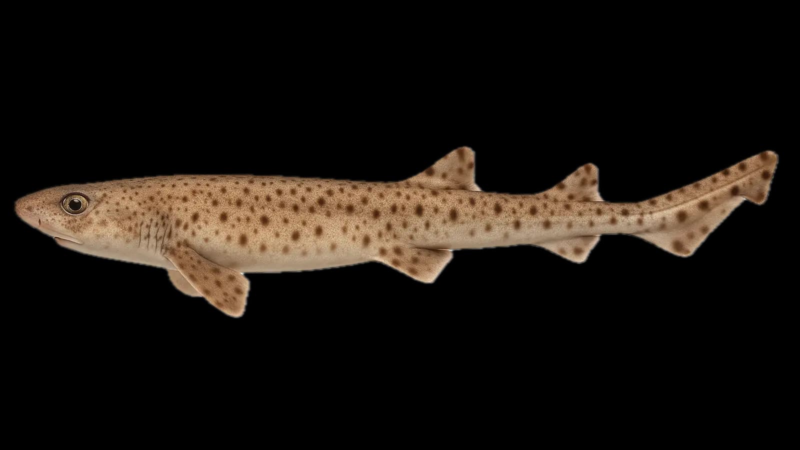 Small-spotted Catshark (Scyliorhinus canicula) — sea-fishing target species photographed in marine habitat