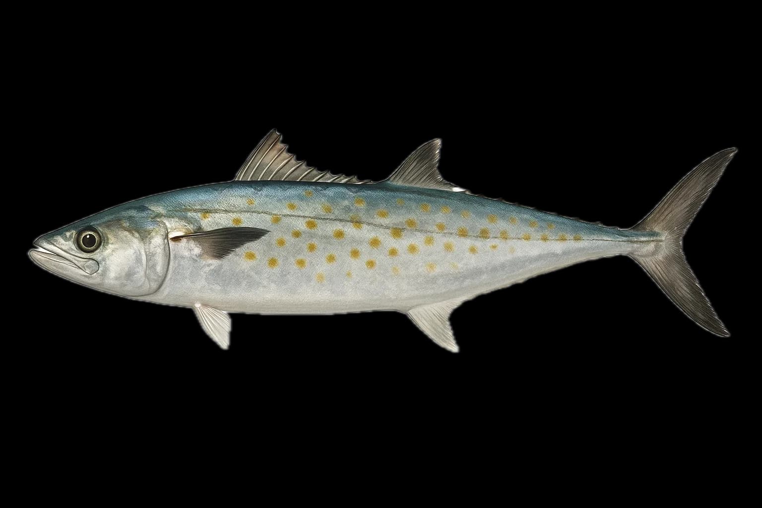 Spanish Mackerel (Scomberomorus maculatus) — sea-fishing target species photographed in marine habitat