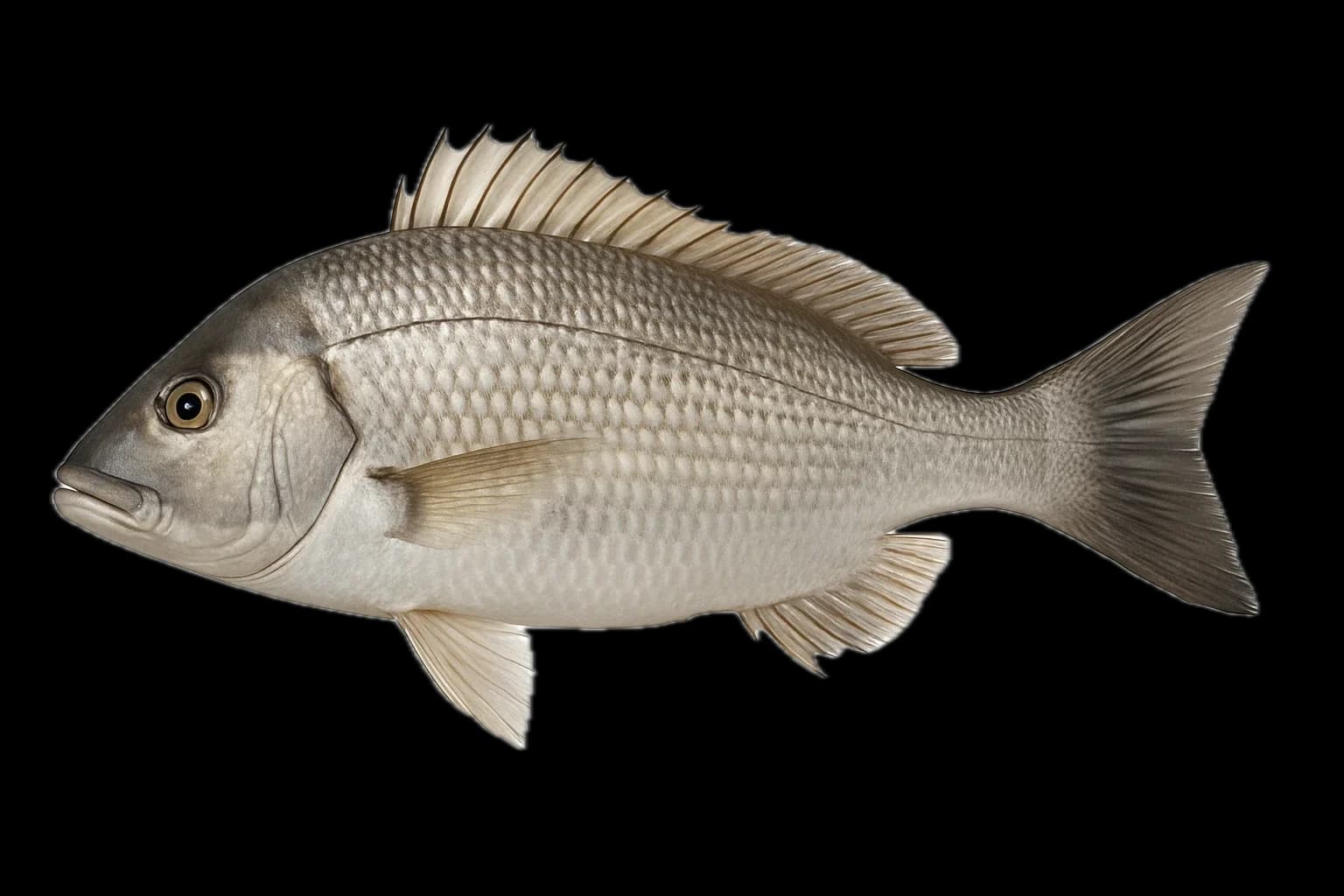 Sobaity Seabream (Sparidentex hasta) — sea-fishing target species photographed in marine habitat