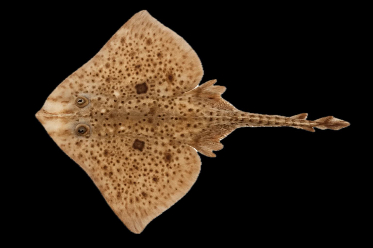 Spotted Ray (Raja montagui) — sea-fishing target species photographed in marine habitat