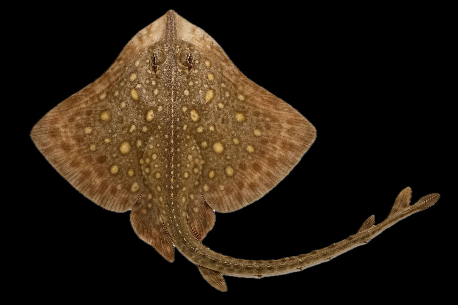 Thornback Ray (Raja clavata) — sea-fishing target species photographed in marine habitat