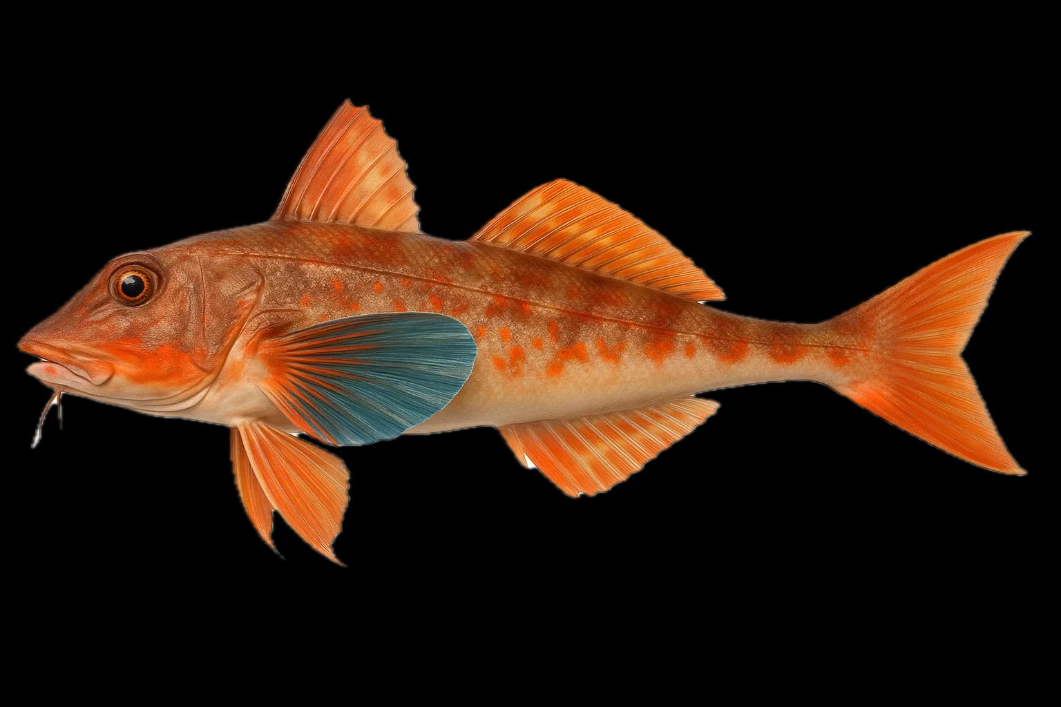 Tub Gurnard (Chelidonichthys lucerna) — sea-fishing target species photographed in marine habitat
