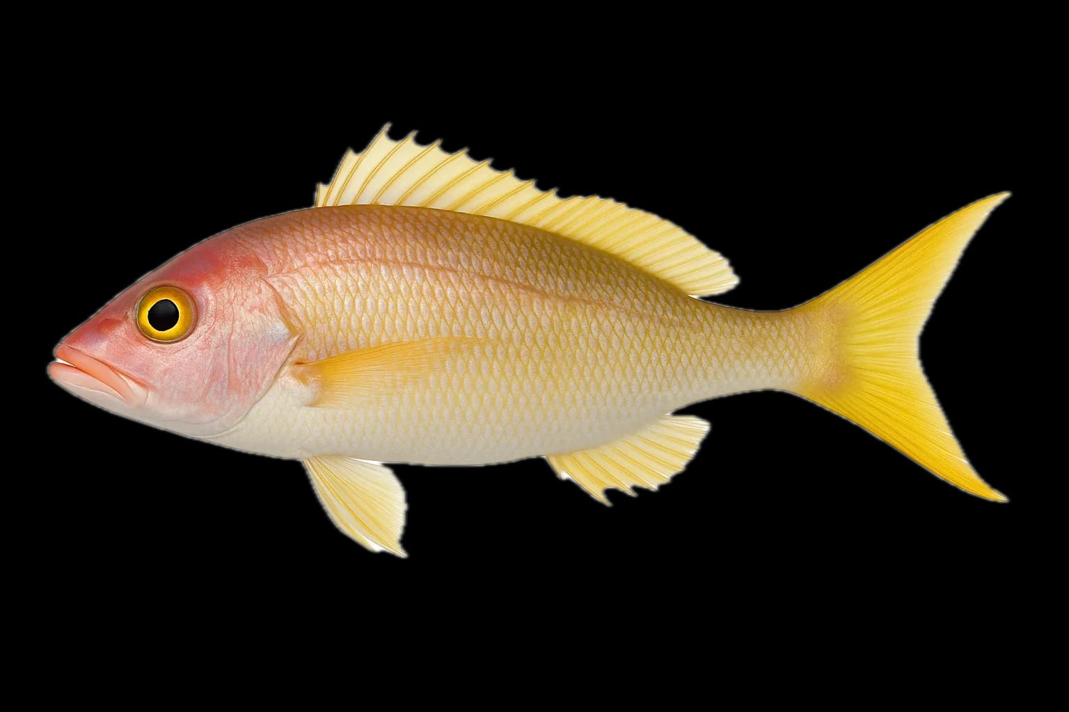Wenchman (Pristipomoides aquilonaris) — sea-fishing target species photographed in marine habitat