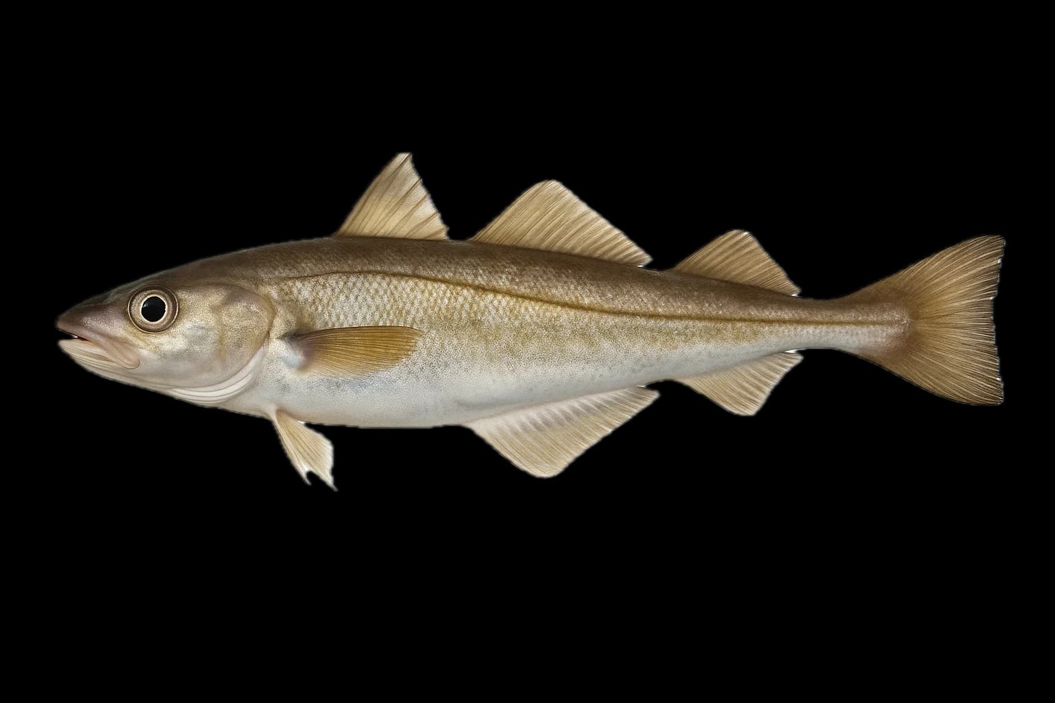 Whiting (Merlangius merlangus) — sea-fishing target species photographed in marine habitat