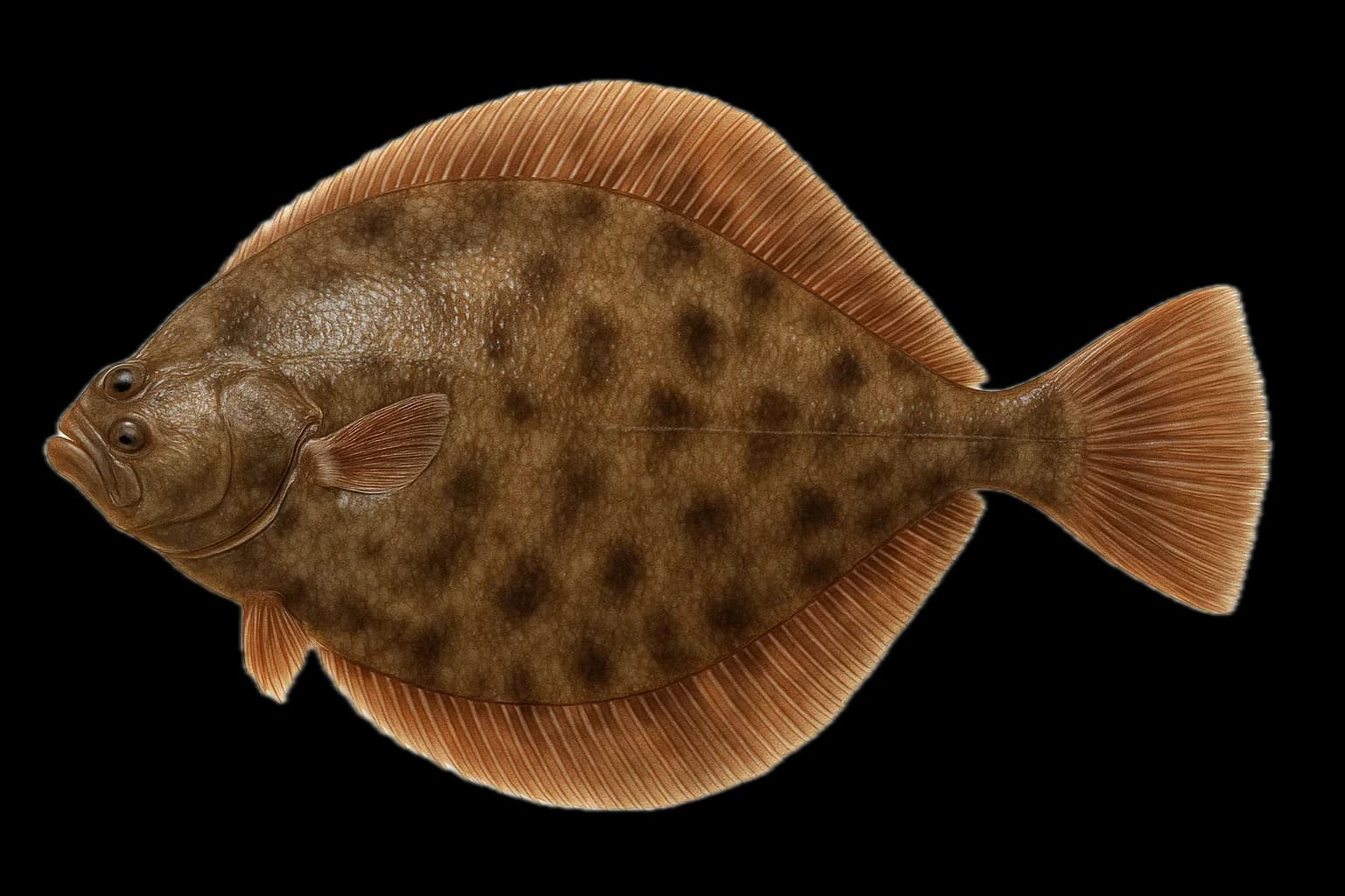 Winter Flounder (Pseudopleuronectes americanus) — sea-fishing target species photographed in marine habitat
